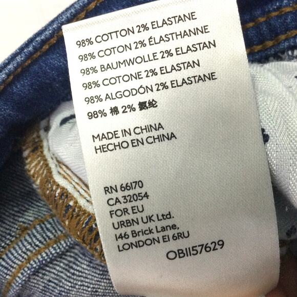 Pilcro and the Letterpress Women's Slim Boyfriend Medium Wash Cropped Jean 26 - Picture 11 of 15